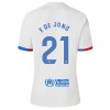 Officiële Voetbalshirt + Korte Broek FC Barcelona Frenkie de Jong 21 Uit 2023-24 - Kids